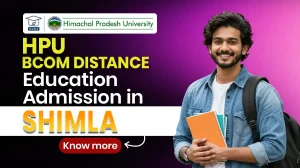 HPU B.Com Distance Admission Shimla 2026