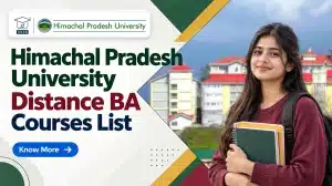 Himachal Pradesh University Distance BA Courses List
